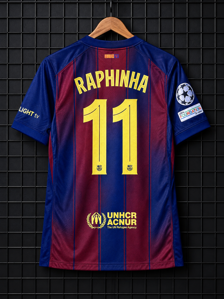 Barcelona Home 25/26 Jersey Raphinha | Премиум Серия