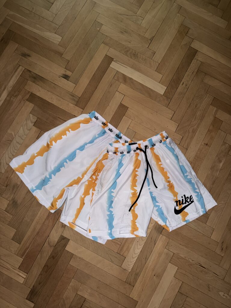 Nike White/Blue Swimwear