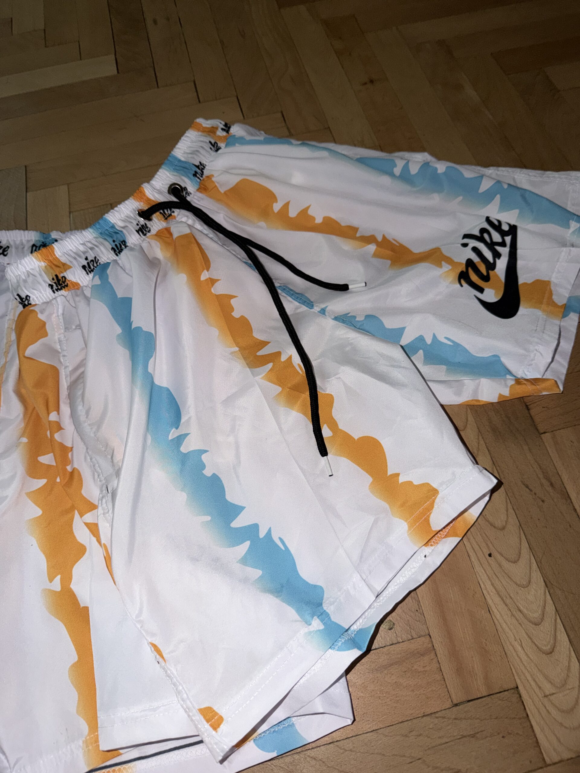 Nike White/Blue Swimwear - Image 2