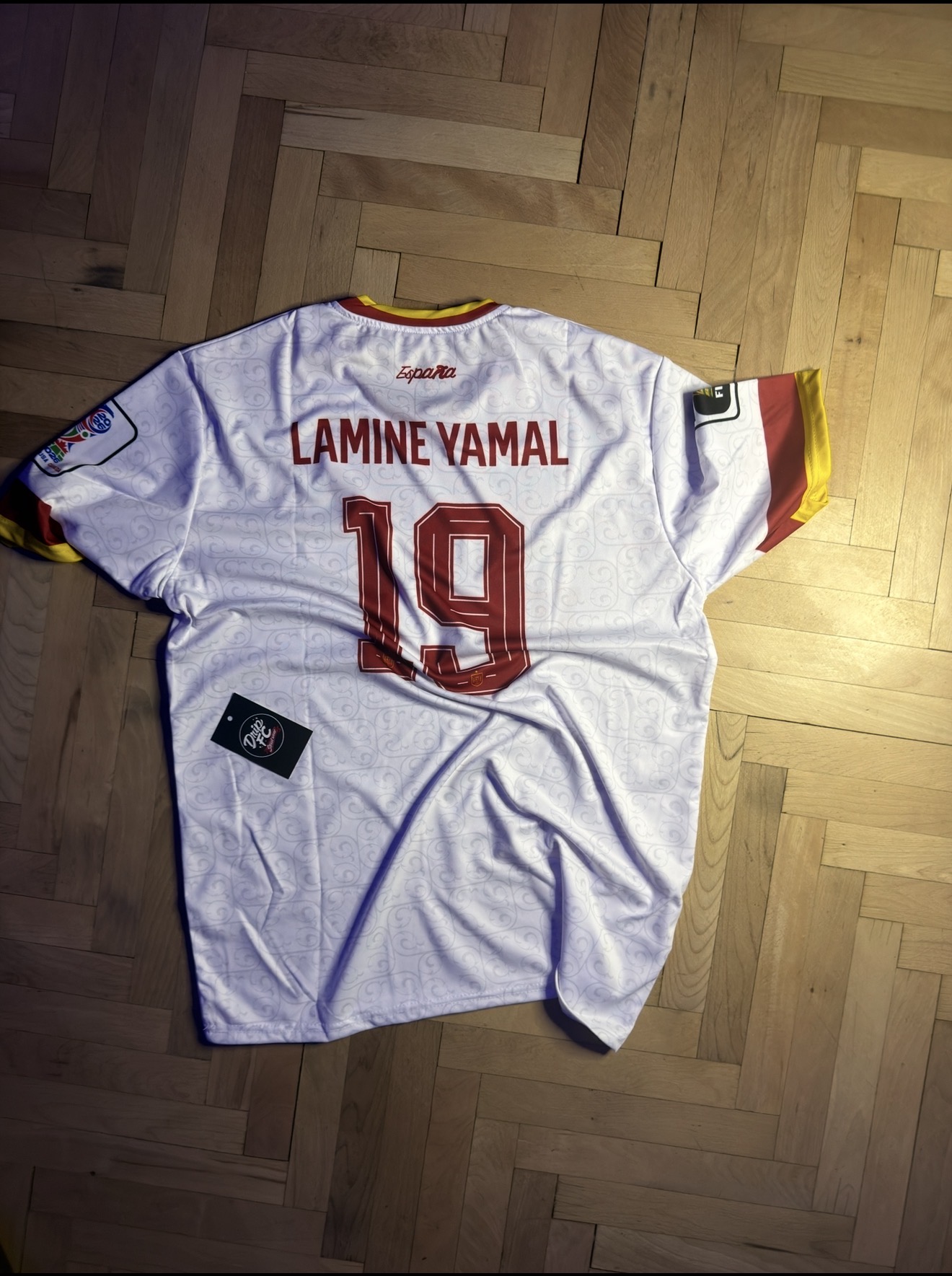 Spain Away Lamine Yamal Jersey WC - Image 4