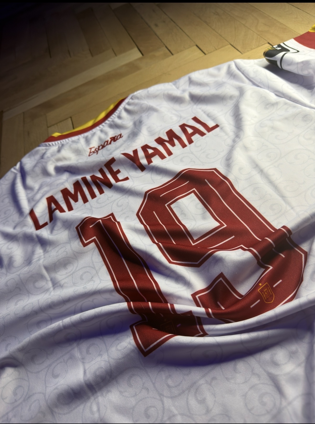 Spain Away Lamine Yamal Jersey WC - Image 3
