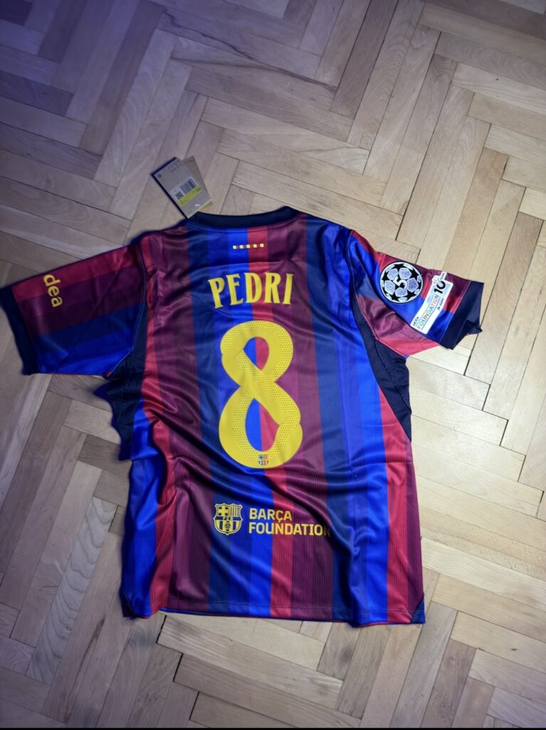 Barcelona Home Jersey 26/27 | Pedri #8 | Премиум Серия