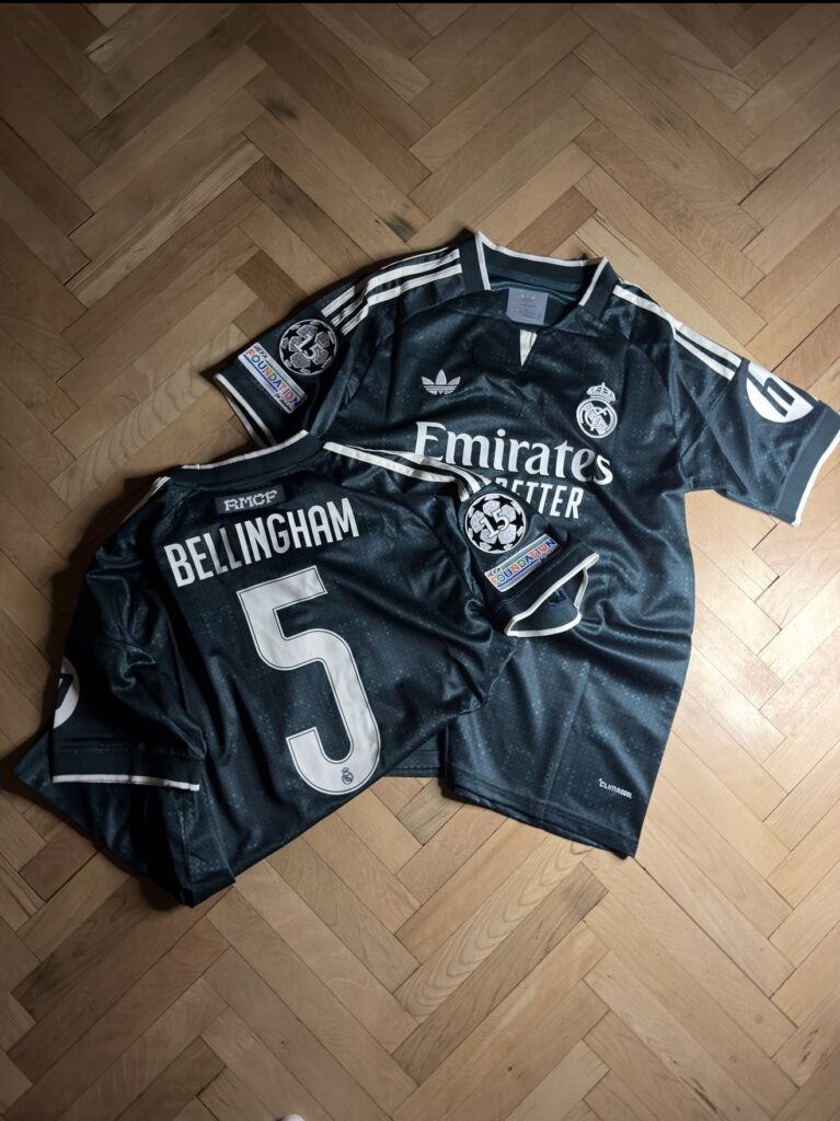 Real Madrid Away Green Jersey | Bellingham #5 | Премиум Серия