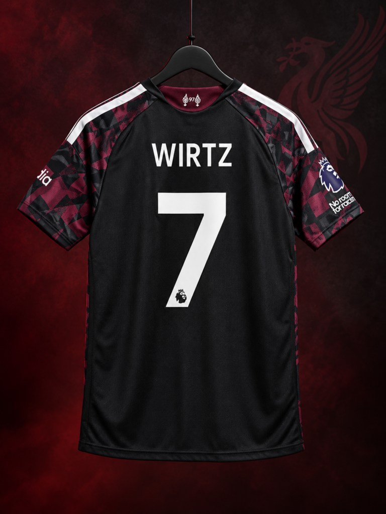 Liverpool Away Jersey 26/27 | Wirtz #7 | Премиум Серия