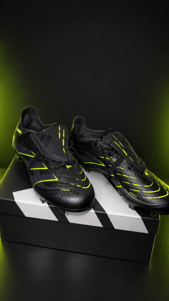 adidas Predator League Fold-Over Tongue FG/MG – Black/Lucid Lemon  - 100% оригнал