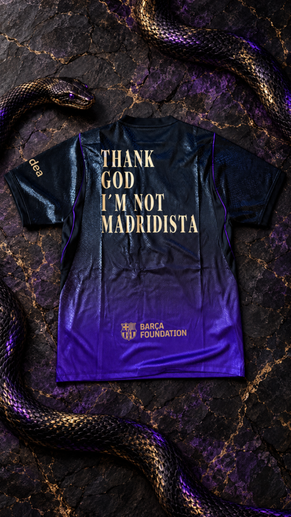 Barcelona Away " Thank God Im Not Madridista " / Limited Edition / Премиум Серия