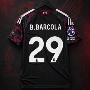 Liverpool Away Jesery 26/27 / B.Barcola #29 / Премиум Серия